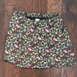 LOFT floral skirt